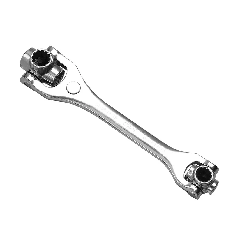 Socket Wrench Rotary Spanner Work with Spline Bolts 360 Degree Rotation Spanner Universal Furniture Car Repair Hand Tool
Socket Wrench Rotary Spanner Work with Spline Bolts 360 Degree Rotation Spanner Universal Furniture Car Repair Hand Tool