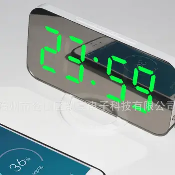Led Mirror Alarm Clock Digital Snooze Table Clock Alarm Clock Electronic Light Big Time Temperature Display Clock
Led Mirror Alarm Clock Digital Snooze Table Clock Alarm Clock Electronic Light Big Time Temperature Display Clock