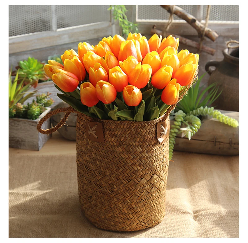 Beauty Real Touch Flowers Latex Tulips Flower Artificial Bouquet Fake Flower Bridal Bouquet Decorate Flowers For Wedding 
Beauty Real Touch Flowers Latex Tulips Flower Artificial Bouquet Fake Flower Bridal Bouquet Decorate Flowers For Wedding