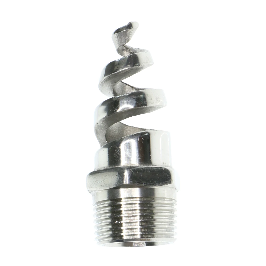 Stainless Steel Spiral Cone Spray Water Nozzle Sprinkler Heads 0.25inch for Dust Removal Fire Fighting Spraying Cleaning Stainless Steel Spiral Cone Spray Water Nozzle Sprinkler Heads 0.25inch for Dust Removal Fire Fighting Spraying Cleaning
