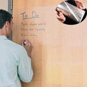 A4 Self-Adhesive Clear Film Writing Board Dry Erase Board for Wall Glass Table Desk Transparent Bulletin Board Wall Board Stick
A4 Self-Adhesive Clear Film Writing Board Dry Erase Board for Wall Glass Table Desk Transparent Bulletin Board Wall Board Stick