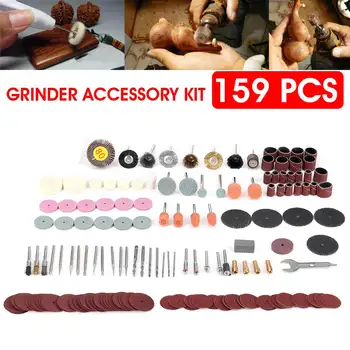 157pcs/Set Electric Grinder Rotary Tool Accessory Bit Set For Dremel Grinding Sanding Polishing Disc Wheel Tip Cutter Drill Disc
157pcs/Set Electric Grinder Rotary Tool Accessory Bit Set For Dremel Grinding Sanding Polishing Disc Wheel Tip Cutter Drill Disc