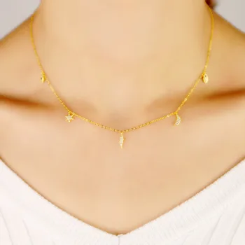 Latest pure 925 sterling silver cz mirco paved eye mini sun light moon hand charm pendant necklace gold color women wedding gift
Latest pure 925 sterling silver cz mirco paved eye mini sun light moon hand charm pendant necklace gold color women wedding gift