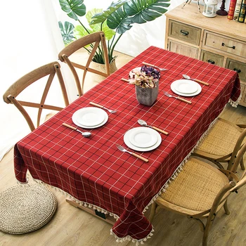 Polyester Jacquard Imitation Cotton And Linen Waterproof Plaid Tassel Lace Geometric Rectangular Dining Coffee Table Tablecloth
Polyester Jacquard Imitation Cotton And Linen Waterproof Plaid Tassel Lace Geometric Rectangular Dining Coffee Table Tablecloth