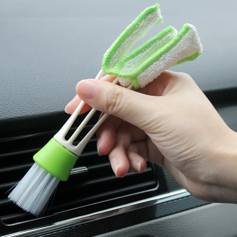 1pc Portable Double Ended Car Air Conditioner Vent Slit Cleaner Brush Instrumentation Dusting Blind Keyboard Cleaning Brush
1pc Portable Double Ended Car Air Conditioner Vent Slit Cleaner Brush Instrumentation Dusting Blind Keyboard Cleaning Brush