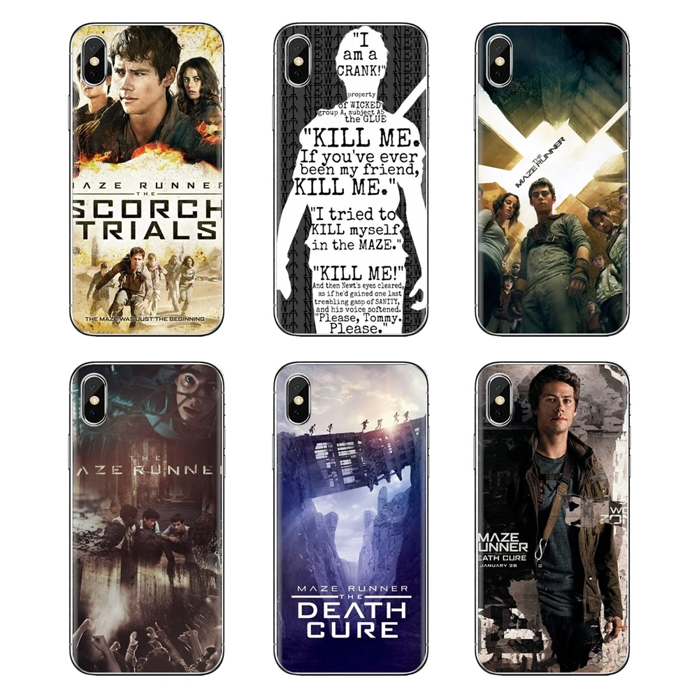 Maze Runner The Death Cure Soft TPU Covers For iPhone XS Max XR X 4 4S 5 5S 5C SE 6 6S 7 8 Plus Samsung Galaxy J1 J3 J5 J7 A3 A5 |