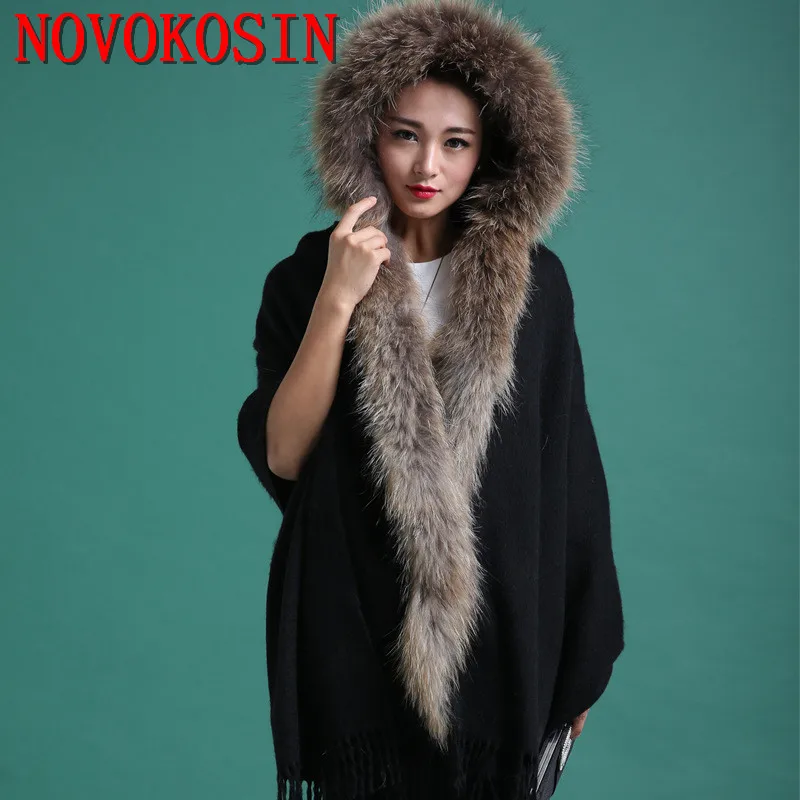 SC401 5 Colors 2019 Solid Color Big Raccoon Fur Neck Shawl With Hat Long Winter Wool Cashmere Pashmina Thicken Warm Tassel Wrap
SC401 5 Colors 2019 Solid Color Big Raccoon Fur Neck Shawl With Hat Long Winter Wool Cashmere Pashmina Thicken Warm Tassel Wrap