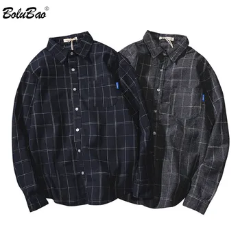 BOLUBAO Fashion Brand Men Plaid Shirt Trend Wild Mens Casual Shirt Male Turn-Down Collar Long Sleeve Shirts
BOLUBAO Fashion Brand Men Plaid Shirt Trend Wild Mens Casual Shirt Male Turn-Down Collar Long Sleeve Shirts