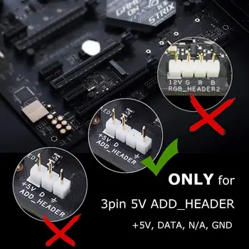 Addressable RGB LED Strip for PC, 5V WS2812B Rainbow Digital Light Strip for ASUS Aura SYNC, MSI Mystic Light SYNC
Addressable RGB LED Strip for PC, 5V WS2812B Rainbow Digital Light Strip for ASUS Aura SYNC, MSI Mystic Light SYNC