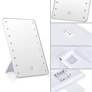 LED Professional Lighted Mirror With Light For Makeup Adjustable Light Foldable Touch Screen Table Make-up LED Mirror
LED Professional Lighted Mirror With Light For Makeup Adjustable Light Foldable Touch Screen Table Make-up LED Mirror