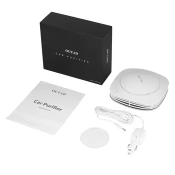 OUTAD Air Freshener Cleaner Car Air Purifier With Negative Ion Generator Activated Carbon Integrated Filter Aroma Storage Box
OUTAD Air Freshener Cleaner Car Air Purifier With Negative Ion Generator Activated Carbon Integrated Filter Aroma Storage Box