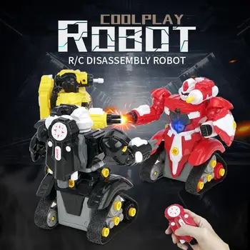 Educational Mini RC Robot Model USB Charging Assemble DIY Intelligent Robotics 2.4G Remote Control Robots Kids Action Figure Toy
Educational Mini RC Robot Model USB Charging Assemble DIY Intelligent Robotics 2.4G Remote Control Robots Kids Action Figure Toy