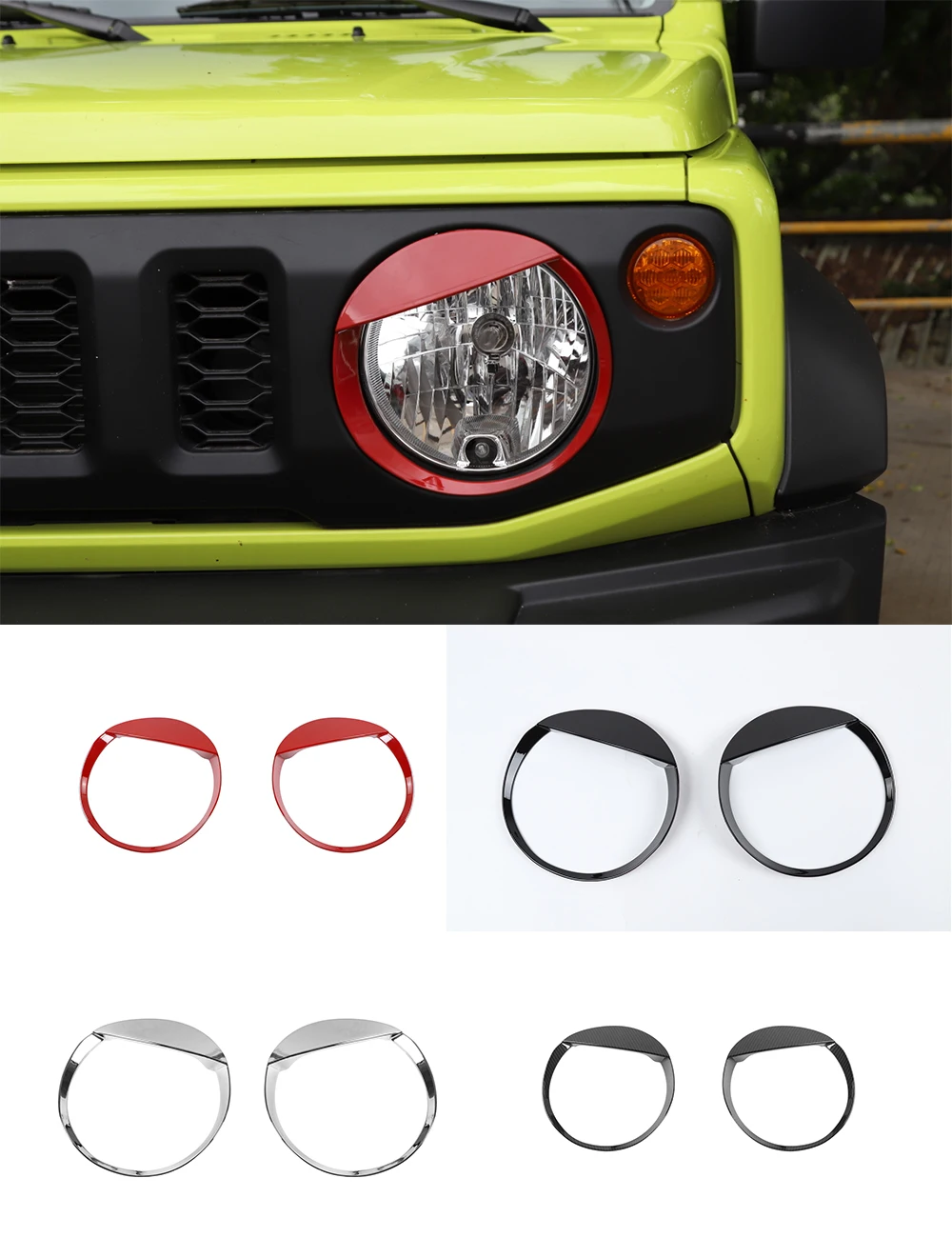 Jimny ABS крышка для автомобильной фары, декоративная крышка для внешней фары для Jimny 2019-2020
Jimny ABS крышка для автомобильной фары, декоративная крышка для внешней фары для Jimny 2019-2020