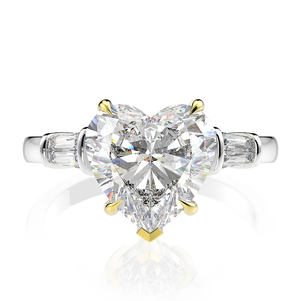 MADALENA SARARA One Carat Drop Water Shape AAAA Cubiz Zirconia Sterling Silver 925 Ring Heart Shape Moissant Color Women Ring
MADALENA SARARA One Carat Drop Water Shape AAAA Cubiz Zirconia Sterling Silver 925 Ring Heart Shape Moissant Color Women Ring