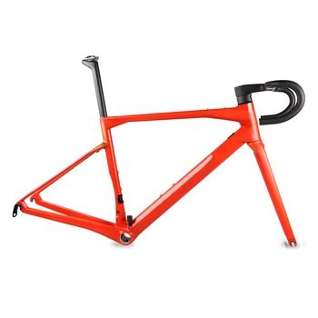 2020 T1000 Carbon Road bicycle Frameset SPEEDMACHINE X bike frame fork seatpost with integrated handlebar 
2020 T1000 Carbon Road bicycle Frameset SPEEDMACHINE X bike frame fork seatpost with integrated handlebar