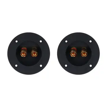 2pcs Professional DIY Home Car Stereo 2-Way Speaker Box Terminal Binding Post Round Spring Cup Connectors Subwoofer Plugs
2pcs Professional DIY Home Car Stereo 2-Way Speaker Box Terminal Binding Post Round Spring Cup Connectors Subwoofer Plugs