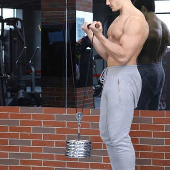 Fitness DIY Pulley Cable Machine System Arm Biceps Triceps Rope Blaster Hand Strength Trainning Home Gym Workout At Home New
Fitness DIY Pulley Cable Machine System Arm Biceps Triceps Rope Blaster Hand Strength Trainning Home Gym Workout At Home New