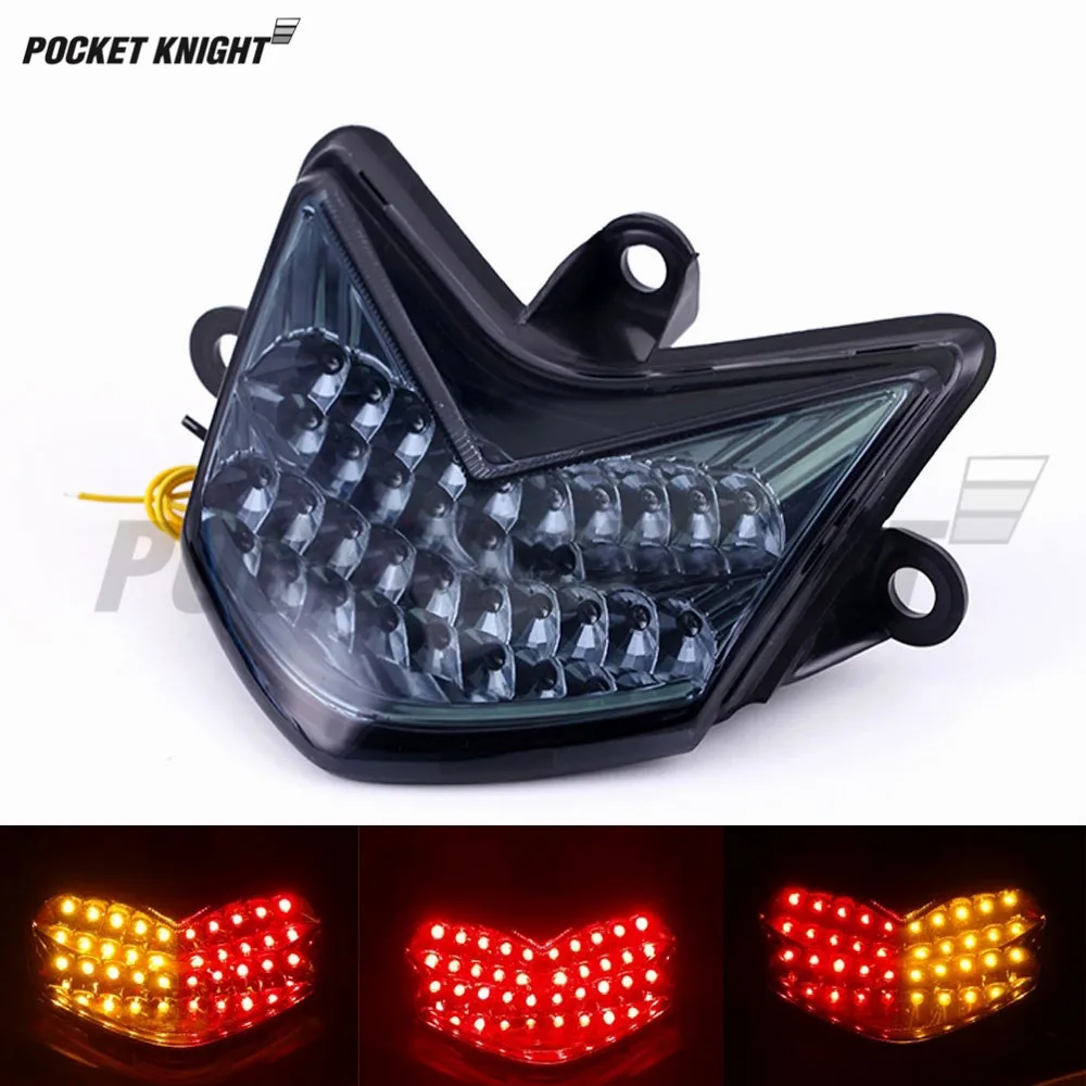 

Motorcycle Integrated LED Tail Lights Taillight with Turn Signals Lamp For Kawasaki 2004 2005 ZX10R ZX-10R ZX 10R 04 05