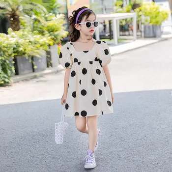 2020 summer Korean Japan style kid girl polka dot puff sleeve A line swing dress big teen girl kid children clothes vestidos
2020 summer Korean Japan style kid girl polka dot puff sleeve A line swing dress big teen girl kid children clothes vestidos