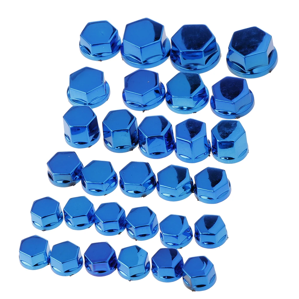 30 Pcs Practical Motorcycle Hex Socket Bolt Screw Nut Head Cover Cap Motorcycle Screw Cap Trim For Yamaha Honda Suzuki Etc 30 Pcs Practical Motorcycle Hex Socket Bolt Screw Nut Head Cover Cap Motorcycle Screw Cap Trim For Yamaha Honda Suzuki Etc