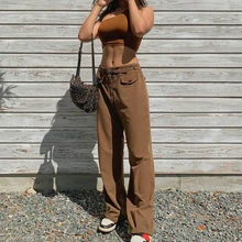 Vintage Brown Y2K Pants Straigh Leg 90S Harajuku Pockets Patchwork Cargo Pants Retro Korean Sweatpants Grunge Aesthetic
Vintage Brown Y2K Pants Straigh Leg 90S Harajuku Pockets Patchwork Cargo Pants Retro Korean Sweatpants Grunge Aesthetic