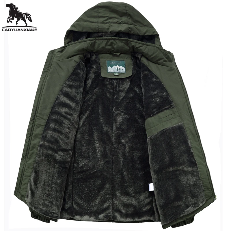 Winter parka men New Jackets Mens Plus velvet Hooded coat Men's casual coats Business warm printing coat Work clothes M-4XL 5XL
Winter parka men New Jackets Mens Plus velvet Hooded coat Men's casual coats Business warm printing coat Work clothes M-4XL 5XL