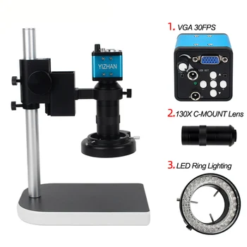 HDMI VGA 1080P Digital Microscope For Electronic Soldering 130X 38MP Microscope Camera USB LED Ring Light Professional Repair
HDMI VGA 1080P Digital Microscope For Electronic Soldering 130X 38MP Microscope Camera USB LED Ring Light Professional Repair