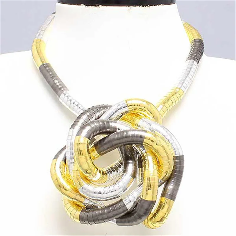 

Manufacture 5mm 90cm Silver&Gold&Gun-Black Plated Iron Bendable Flexible Bendy Snake Necklace,10pcs/pack