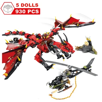930PCS Fire Dragon Knight Building Blocks Ninjagoled Series Technic Bricks Model Figures Toys for Children
930PCS Fire Dragon Knight Building Blocks Ninjagoled Series Technic Bricks Model Figures Toys for Children
