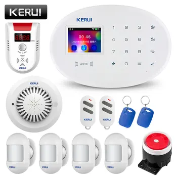KERUI W20 Smart Home WIFI GSM Security Alarm System, Equipped With Somke Detector Gas Detector Red And Black Siren
KERUI W20 Smart Home WIFI GSM Security Alarm System, Equipped With Somke Detector Gas Detector Red And Black Siren