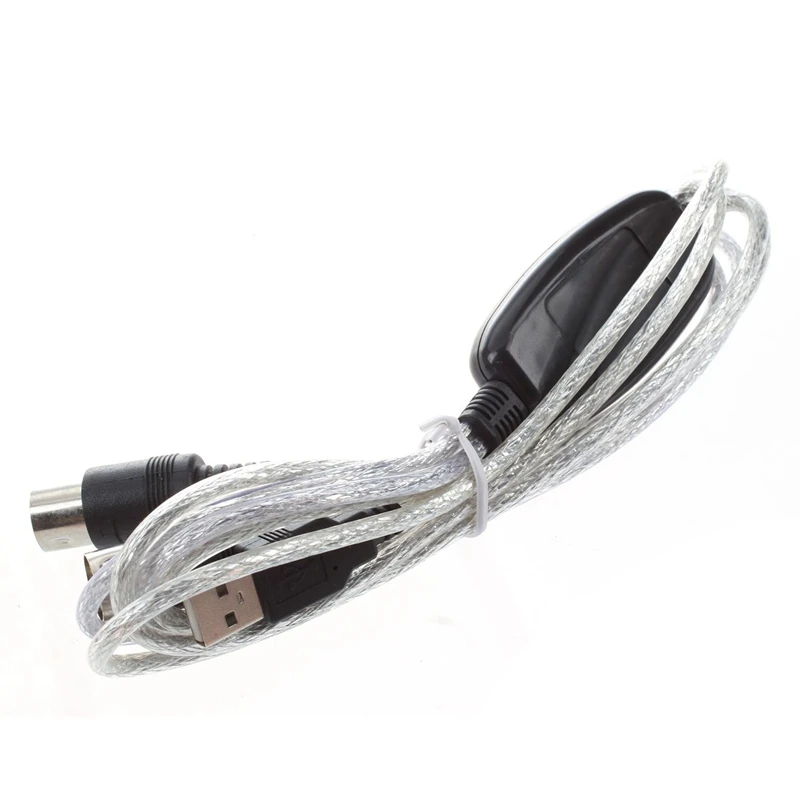 semoic USB IN-OUT MIDI Cable Converter PC to Music Keyboard Adapter Cord
semoic USB IN-OUT MIDI Cable Converter PC to Music Keyboard Adapter Cord