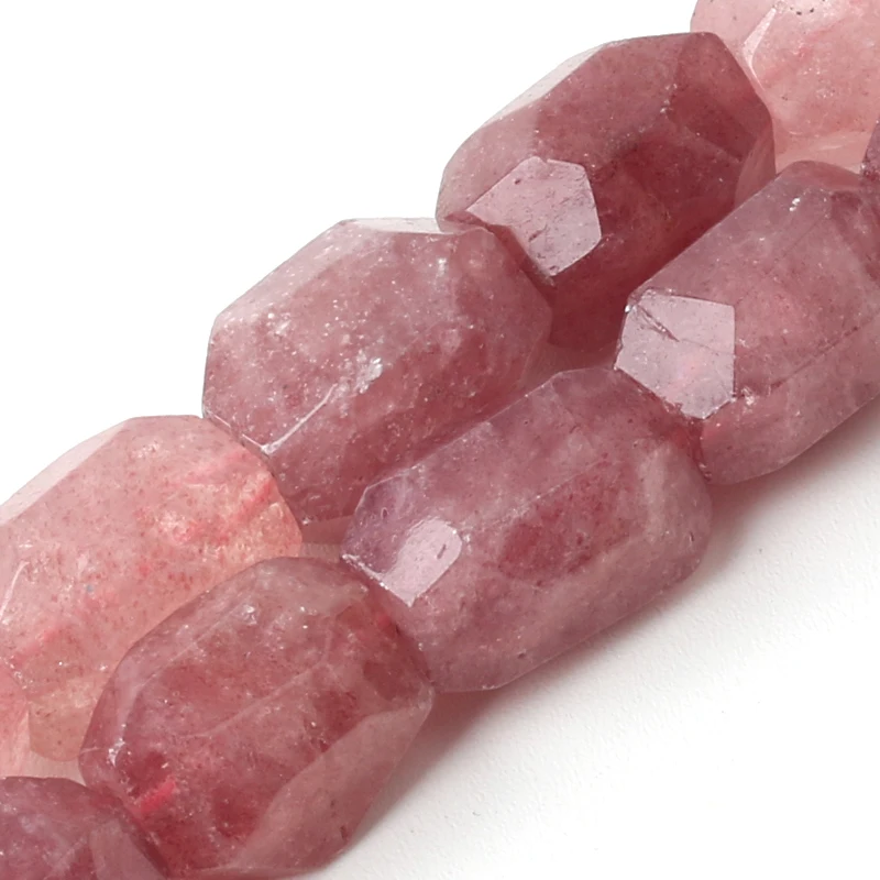 Wholesale Natural Stone Faceted Strawberry Quartz Oval Loose Beads Crystal Gem Beads 10*20mm Size For Bracelet Necklace Making
Wholesale Natural Stone Faceted Strawberry Quartz Oval Loose Beads Crystal Gem Beads 10*20mm Size For Bracelet Necklace Making