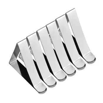 Stainless Steel Tablecloth Clip Adjustable Fixed Tablecloth Clip Triangular Silver Tablecloth 6 PCS Clips Home
Stainless Steel Tablecloth Clip Adjustable Fixed Tablecloth Clip Triangular Silver Tablecloth 6 PCS Clips Home