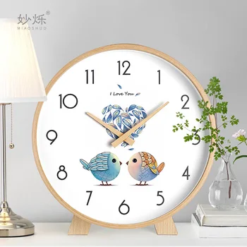 Modern Minimalist Creative Wood Desk Clock Table Living Room Home Decoration Nordic Clock Vintage Slient Simple Reloj Pared G5B
Modern Minimalist Creative Wood Desk Clock Table Living Room Home Decoration Nordic Clock Vintage Slient Simple Reloj Pared G5B