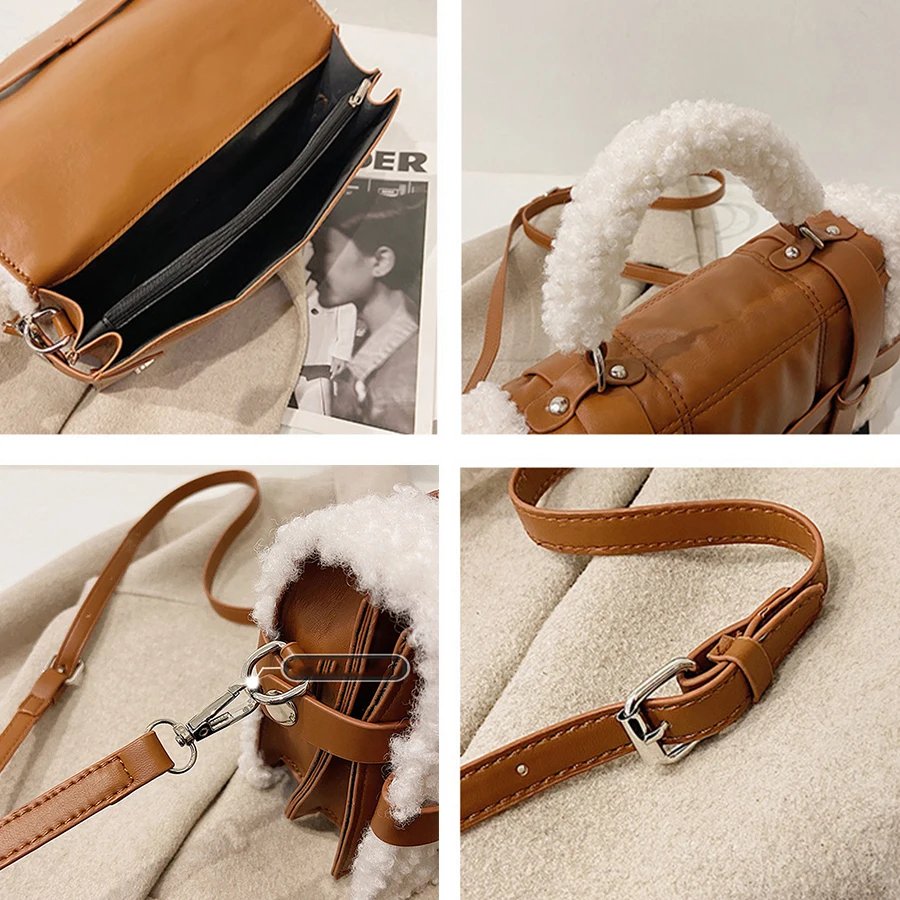 Fashion Plush Tote Women's Handbag Fashion Plush Tote Women's Handbag
