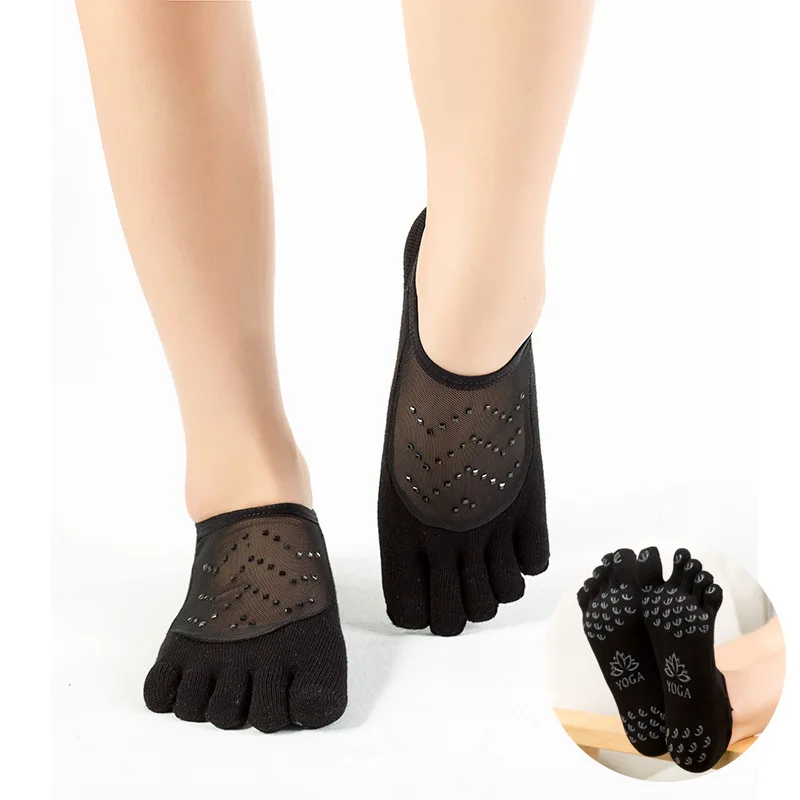 black Five Toe Lace yoga Socks Open Toe non-Slip Mesh rhinestone Socks women Sports particles Professional Yoga socks
black Five Toe Lace yoga Socks Open Toe non-Slip Mesh rhinestone Socks women Sports particles Professional Yoga socks
