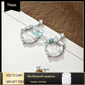 Thaya Real 925 Silver Earring Studs Sterling Silver Natural Blue Flower Earrings Crystal For Women Engagement Gift Fine Jewerlry
Thaya Real 925 Silver Earring Studs Sterling Silver Natural Blue Flower Earrings Crystal For Women Engagement Gift Fine Jewerlry