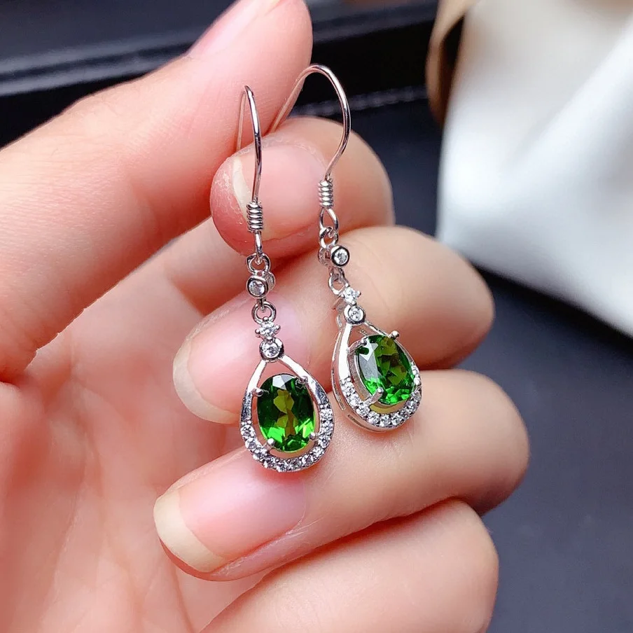 Vintage Hoop Earrings Female Green Stone Sterling Silver 925 Earrings for Women Big Emerald Earrings Mother's Day luxury Gift
Vintage Hoop Earrings Female Green Stone Sterling Silver 925 Earrings for Women Big Emerald Earrings Mother's Day luxury Gift