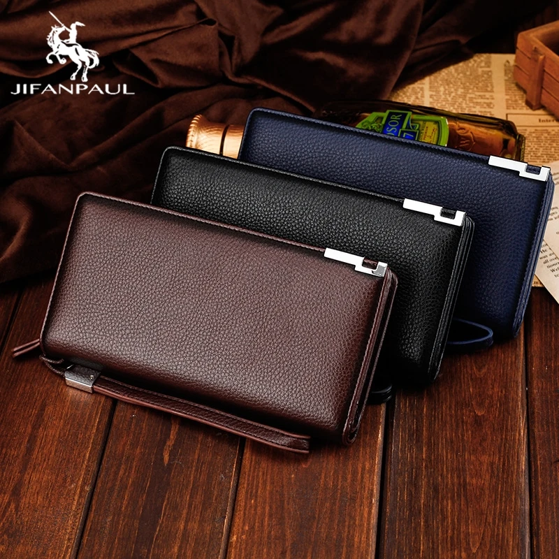 JIFANPAUL Men's long Korean version of the multi-function clutch bag multi-card position litchi pattern wallet large capacity
JIFANPAUL Men's long Korean version of the multi-function clutch bag multi-card position litchi pattern wallet large capacity
