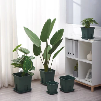 Controlled root basin rose breathable nursery basin large thickened plastic resin flowerpot with tray
Controlled root basin rose breathable nursery basin large thickened plastic resin flowerpot with tray