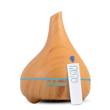 550ml Ultrasonic Air Humidifier Aroma Essential Oil Diffuser with Wood Grain 7 Color Changing LED Lights for Office Home
550ml Ultrasonic Air Humidifier Aroma Essential Oil Diffuser with Wood Grain 7 Color Changing LED Lights for Office Home