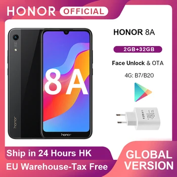 Global Version Honor 8A Smartphone 6.09'' MTK6765 Octa Core Android 9.0 3020mAh Face unlock 1560x720 3 Card Slots Google Play
Global Version Honor 8A Smartphone 6.09'' MTK6765 Octa Core Android 9.0 3020mAh Face unlock 1560x720 3 Card Slots Google Play