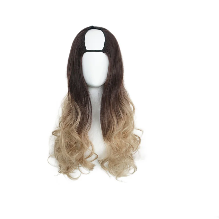 Beauty On Line Omber Light Brown To Blonde Synthetic Half Wig Clip In Long Wavy Hair Extension U Part Wigs Halo Hair Extensions
Beauty On Line Omber Light Brown To Blonde Synthetic Half Wig Clip In Long Wavy Hair Extension U Part Wigs Halo Hair Extensions