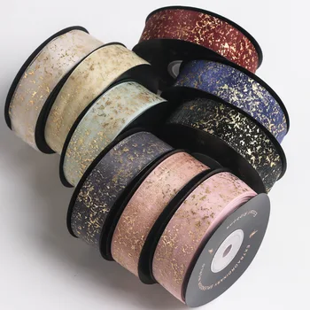 25mm/5Y Bronzing Crack Snow yarn Ribbons Bouquet Cake Hair Bows Gifts Box Packaging Birthday Wedding Event Party Christmas Decor
25mm/5Y Bronzing Crack Snow yarn Ribbons Bouquet Cake Hair Bows Gifts Box Packaging Birthday Wedding Event Party Christmas Decor