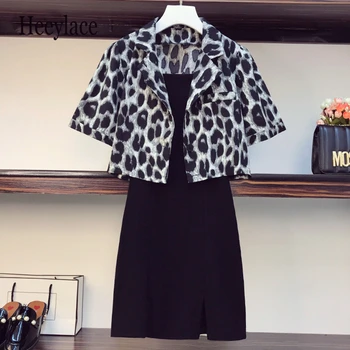 Plus Size Women 2 Piece Set Summer 2020 Retro Leopard Print Cropped Blazer and Split Spaghetti Straps Bodycon Mini Dresses sets
Plus Size Women 2 Piece Set Summer 2020 Retro Leopard Print Cropped Blazer and Split Spaghetti Straps Bodycon Mini Dresses sets