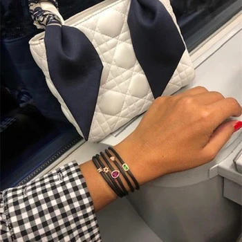 Famous Brand Bracelet Pulsera kpop Bangles for Women Charms Trinket a bracelet Handcrafted Drill Fashion Minimalist Goth Style 
Famous Brand Bracelet Pulsera kpop Bangles for Women Charms Trinket a bracelet Handcrafted Drill Fashion Minimalist Goth Style