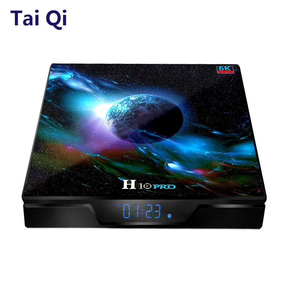 New H10 Pro Android 9.0 6K Smart Tv box Allwinner H603 Quad Core 64-bit 2.4G/5G Tv box Youtube Google Play Store Set top Box
New H10 Pro Android 9.0 6K Smart Tv box Allwinner H603 Quad Core 64-bit 2.4G/5G Tv box Youtube Google Play Store Set top Box