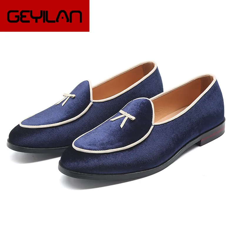 Big Size Slip-On Pointed Toe Men Formal Shoes Casual Dress Flats Office Work Loafers Italian Wedding Shoes Zapatos Hombre