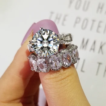 luxury Real 925 Sterling Silver oval princess cut wedding Ring set for women engagement band eternity jewelry zirconia R5699
luxury Real 925 Sterling Silver oval princess cut wedding Ring set for women engagement band eternity jewelry zirconia R5699