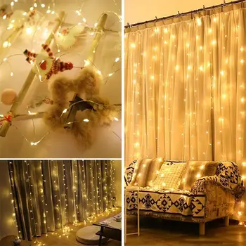 Curtain 100LED Remote Light String LED Light String Super Bright Garden Festival Landscape Lamp Durable Romantic Wedding Yard
Curtain 100LED Remote Light String LED Light String Super Bright Garden Festival Landscape Lamp Durable Romantic Wedding Yard